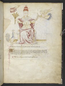 Joachimi Abbatis de Curatio, et Anselmi, Episcopi Marsicani, Vaticinia xxx de Pontificibus Romanis; scil., a Nicolao III. ad Innocentium VIII (ca. 1500) von English School