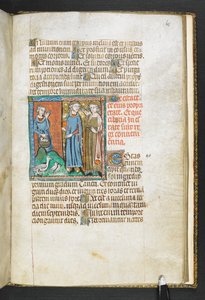 Legg til MS 47680, f.65r Aristoteles peker på fugler brakt til kongen, fra Secretum Secretorum, ca. 1326-27 (vellum) av English School