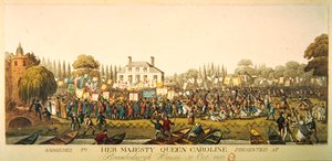 Adresser til Hennes Majestet Dronning Caroline presentert i Brandenburgh House 30. oktober 1820 av English School