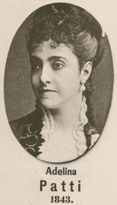 Adelina Patti (gravering) av English School