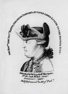 Admiral Augustus Keppel av English School