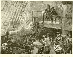 Admiral Rodney bombarderer Le Havre av English School