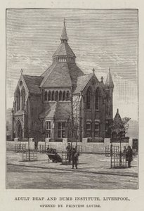 Adult Deaf and Dumb Institute, Liverpool, åpnet av prinsesse Louise av English School