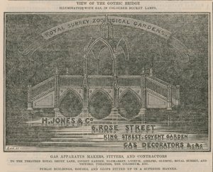 Annonse for H Jones & Co, 6 Rose Street, King Street, Covent Garden av English School