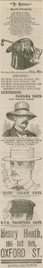 Annonse for Henry Heath, 105-109 Oxford Street, London, The Hatterie av English School