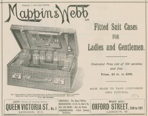 Annonse for Mappin & Webb Ltd av English School