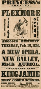 Annonse for Princess Theatre, London av English School