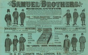 Annonse for Samuel Brothers, Ludgate Hill, London av English School
