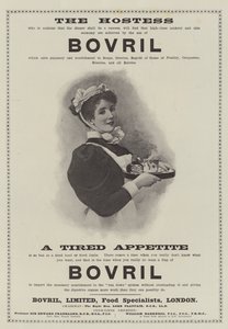 Annonse, Bovril (gravering) av English School