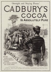 Annonse, Cadbury's Cocoa (gravering) av English School