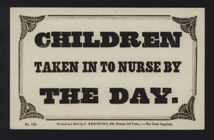 Annonse: Barn tatt inn til sykepleier hver dag (type) av English School