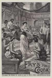 Annonse, Fry's Pure Concentrated Cocoa (gravering) av English School
