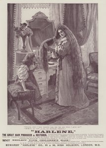 Annonse, Harlene (gravering) av English School