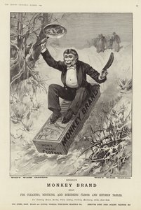 Annonse for Brookes Monkey Brand såpe