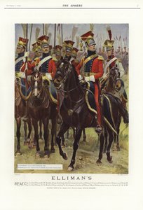 Werbung für Ellimans Universal Embrocation