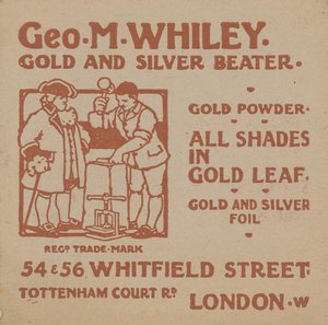 Annonse for George M Whiley av English School