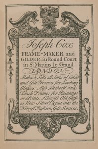 Annonse for Joseph Cox av English School