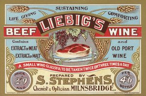 Annonse for Liebigs Beef Wine av English School