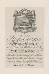 Annonse for Richard Coomes av English School