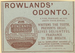 Annonse for Rowlands Odonto av English School