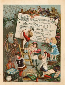 Annonse for The Royal Worcester Bazaar, 2 Foregate Street, London av English School