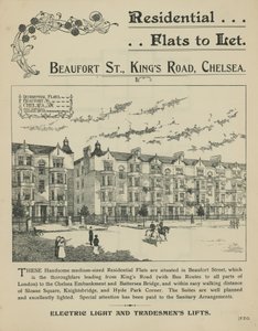 Annonse for utleie av boligleiligheter av English School