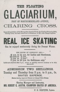 Annonse for Flytende Glaciarium av English School