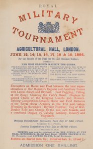 Annonse for Royal Military Tournament av English School