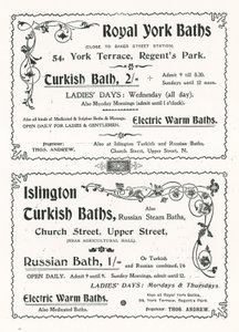 Annonse for Royal York Baths av English School