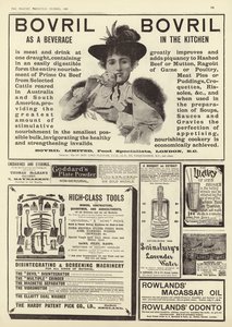Reklame spredte seg fra The Graphic Christmas Number 1896