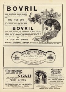 Reklame spredte seg fra The Graphic Christmas Number 1897