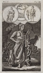 Aesculapius (gravering) av English School