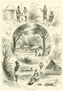 Afrika, Kaffraria (gravering) av English School