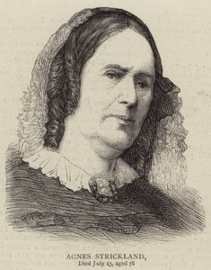 Agnes Strickland (gravering) av English School