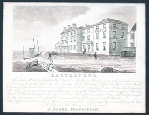 Albion Hotel, handelskort for innehaveren, J Blake av English School