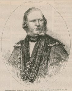 Alderman David Williams Wire, den valgte Lord Mayor av English School