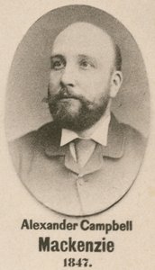 Alexander Campbell Mackenzie (gravyr) av English School