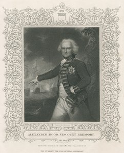 Alexander Hood, 1. Viscount Bridport, illustrasjon fra 