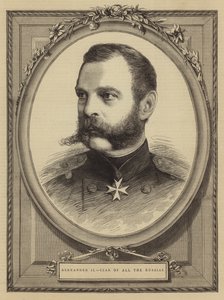 Alexander II, alle russernes tsar (gravering) av English School