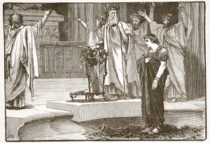 Alexander ved Jupiter Ammons tempel av English School