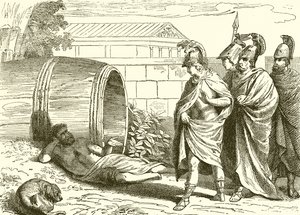 Alexanders besøk til filosofen Diogenes av English School