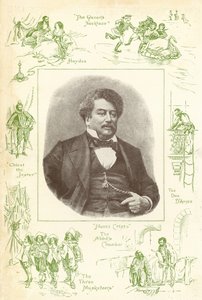 Alexandre Dumas, forfatter av Greven av Monte Cristo av English School