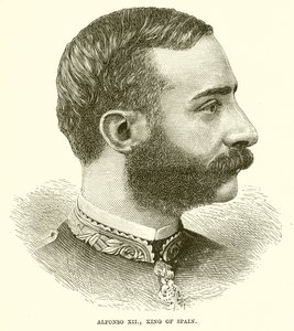 Alfonso XII, konge av Spania av English School