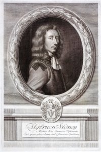 Algernon Sidney , engelsk republikansk politisk teoretiker og soldat (gravering) av English School