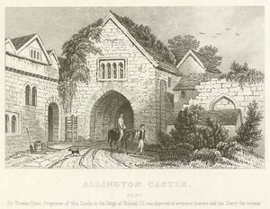 Allington Castle, Kent (gravering) av English School