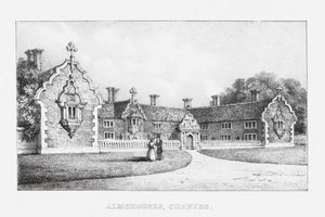 Almshus, Chenies (gravering) av English School