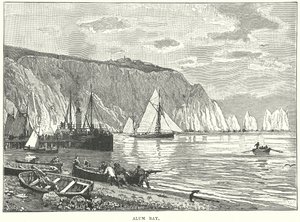 Alun Bay (gravering) av English School