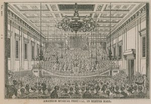 Amatørmusikalsk festival i Exeter Hall av English School
