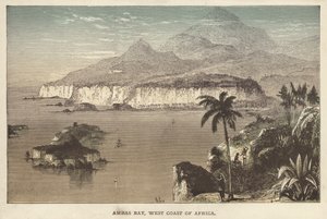 Ambas Bay, Afrikas vestkyst (farget gravering) av English School