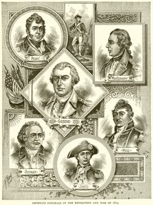 Amerikanske generaler fra revolusjonen og krigen i 1812 av English School
